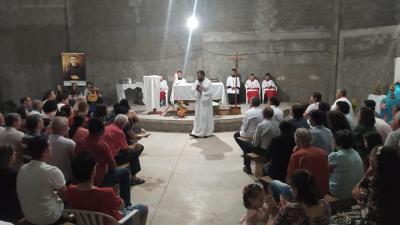   Comunidade do Bairro BancÃ¡rio celebrou o padroeiro Frei GalvÃ£o com Santa Missa 